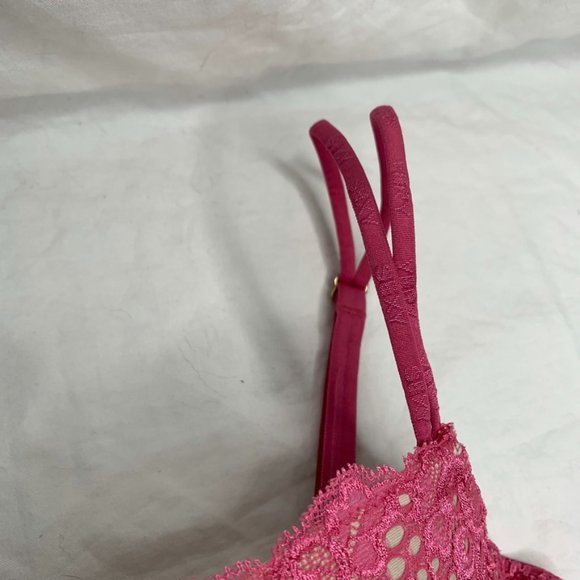 Victoria's Secret Pink floral lace push up bra 34A - Picture 8 of 11